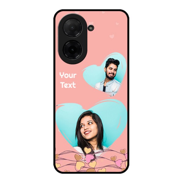 Xiaomi Redmi A5 Custom Glass Phone Case - Love Doodle Design Xiaomi Redmi A5 Custom Glass Phone Case - Love Doodle Design