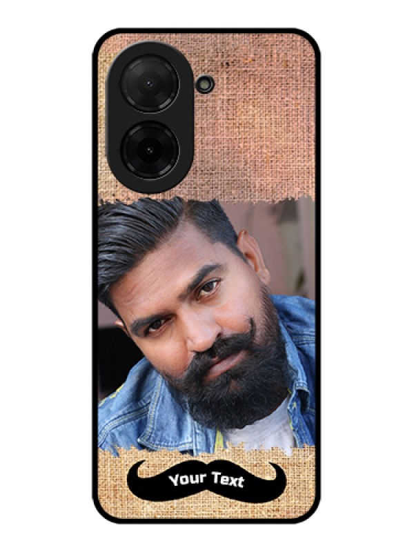 Custom Xiaomi Redmi A5 Custom Glass Phone Case - With Texture Design