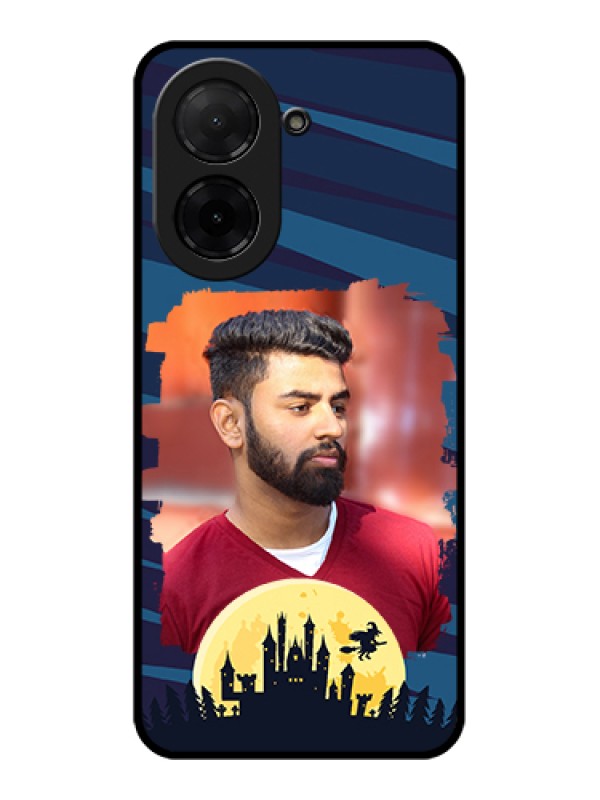 Custom Xiaomi Redmi A5 Custom Glass Phone Case - Halloween Witch Design