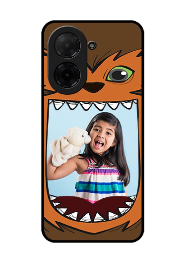 Xiaomi Redmi A5 Custom Glass Phone Case - Owl Monster Back Case Design