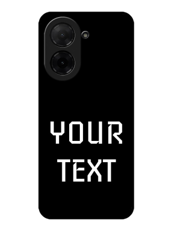 Custom Xiaomi Redmi A5 Custom Glass Phone Case - Your Name Design