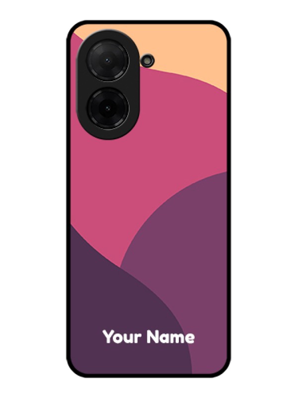 Custom Xiaomi Redmi A5 Custom Glass Phone Case - Mixed Multi - Colour Abstract Art Design