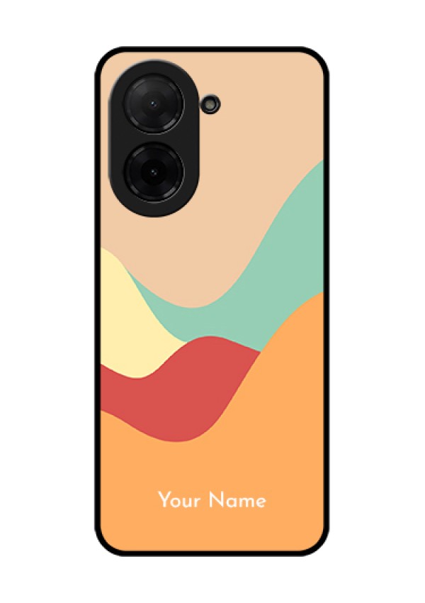 Xiaomi Redmi A5 Custom Glass Phone Case - Ocean Waves Multi - Colour Design