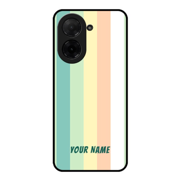 Xiaomi Redmi A5 Custom Glass Phone Case - Multi - Colour Stripes Design Xiaomi Redmi A5 Custom Glass Phone Case - Multi - Colour Stripes Design