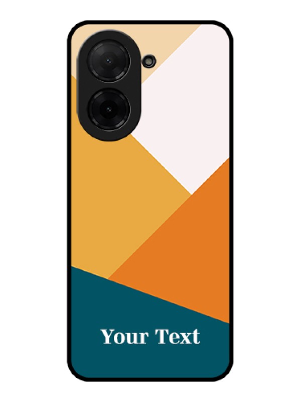 Custom Xiaomi Redmi A5 Custom Glass Phone Case - Stacked Multi - Colour Design