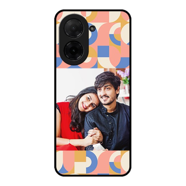 Xiaomi Redmi A5 Custom Glass Phone Case - Semi - Circle Maze Pattern Design Xiaomi Redmi A5 Custom Glass Phone Case - Semi - Circle Maze Pattern Design
