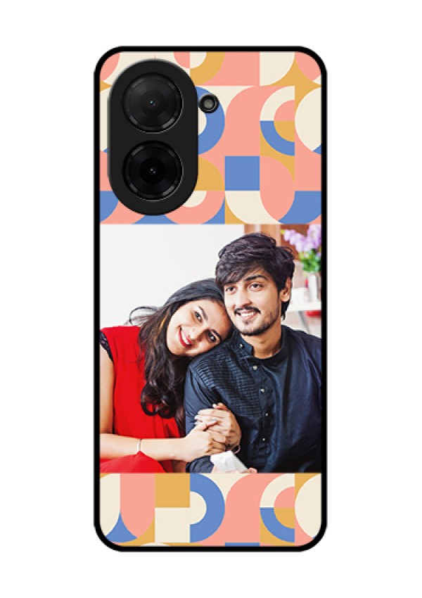 Xiaomi Redmi A5 Custom Glass Phone Case - Semi - Circle Maze Pattern Design