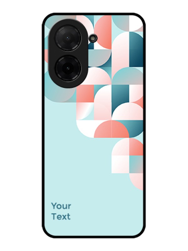 Custom Xiaomi Redmi A5 Custom Glass Phone Case - Stylish Semi - Circle Pattern Design