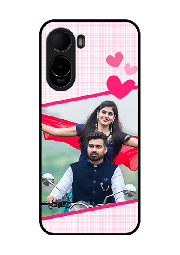 Xiaomi Redmi A7 Pro 5G Custom Glass Phone Case - Love Shape Heart Design