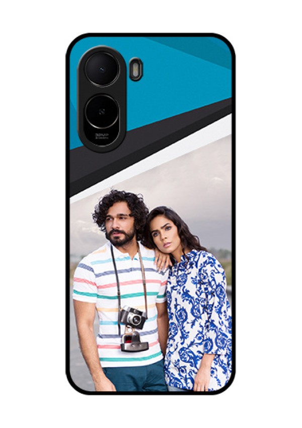 Xiaomi Redmi A7 Pro 5G Custom Glass Phone Case - Simple Pattern Photo Upload Design