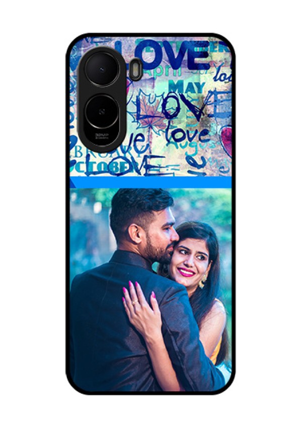 Xiaomi Redmi A7 Pro 5G Custom Glass Phone Case - Colorful Love Design