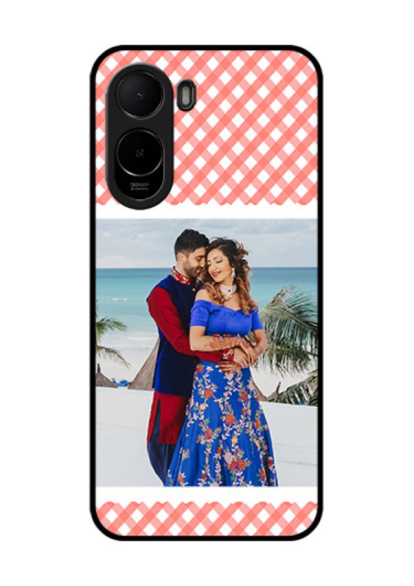 Xiaomi Redmi A7 Pro 5G Custom Glass Phone Case - Pink Pattern Design