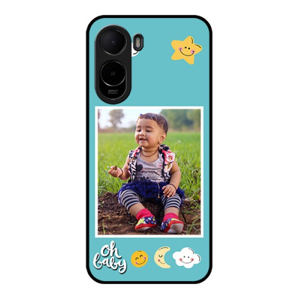 Xiaomi Redmi A7 Pro 5G Custom Glass Phone Case - Smiley Kids Stars Design Xiaomi Redmi A7 Pro 5G Custom Glass Phone Case - Smiley Kids Stars Design