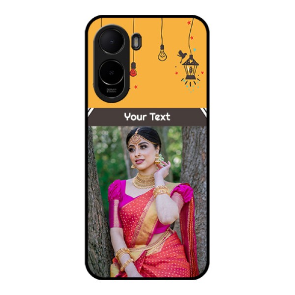 Xiaomi Redmi A7 Pro 5G Custom Glass Phone Case - With Family Picture And Icons Xiaomi Redmi A7 Pro 5G Custom Glass Phone Case - With Family Picture And Icons