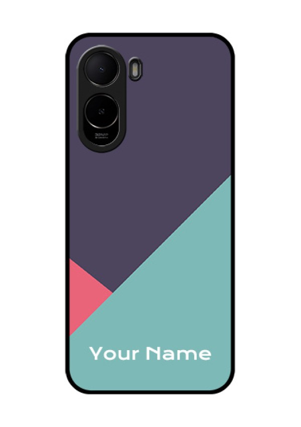 Xiaomi Redmi A7 Pro 5G Custom Glass Phone Case - Tri Color Abstract Design