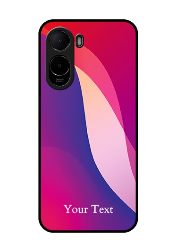 Xiaomi Redmi A7 Pro 5G Custom Glass Phone Case - Digital Abstract Overlap Design