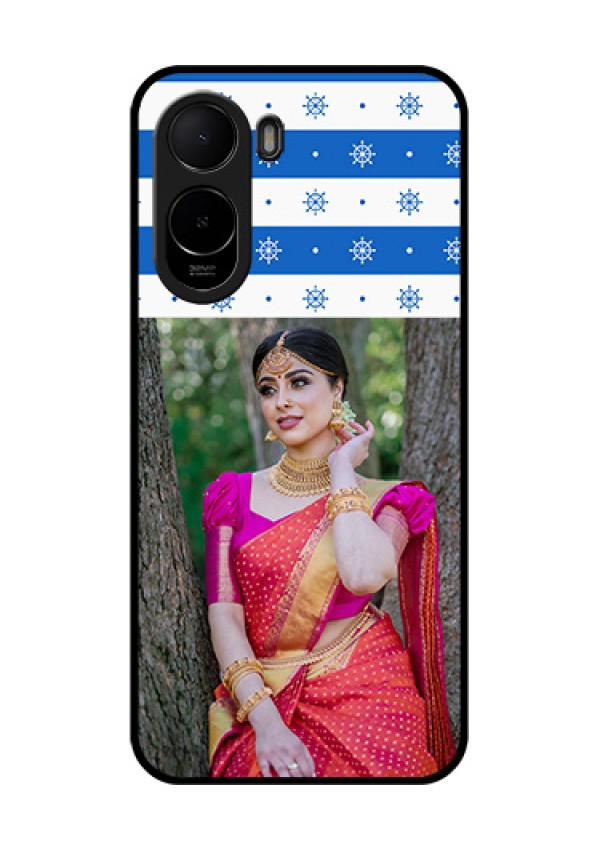 Xiaomi Redmi A7 Pro Custom Glass Phone Case - Snow Pattern Design