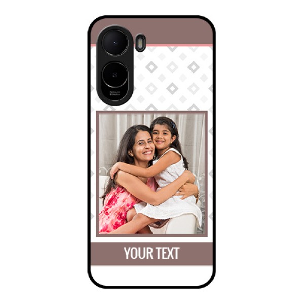 Xiaomi Redmi A7 Pro Custom Glass Phone Case - Simple Diamond Design Xiaomi Redmi A7 Pro Custom Glass Phone Case - Simple Diamond Design