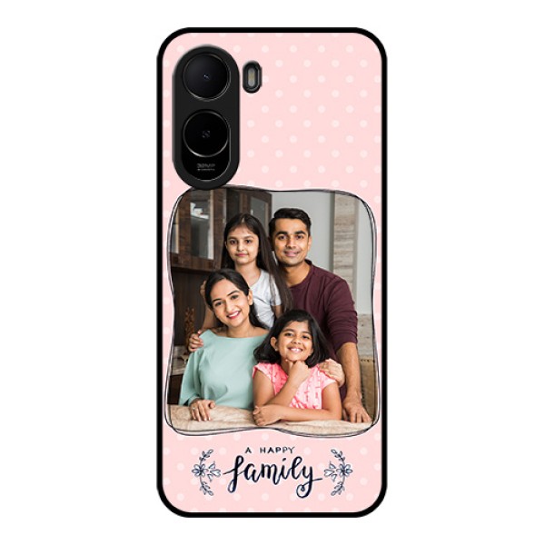 Xiaomi Redmi A7 Pro Custom Glass Phone Case - Family With Dots Design Xiaomi Redmi A7 Pro Custom Glass Phone Case - Family With Dots Design