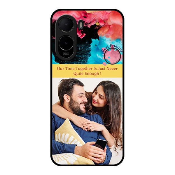 Xiaomi Redmi A7 Pro Custom Glass Phone Case - Quote With Acrylic Painting Design Xiaomi Redmi A7 Pro Custom Glass Phone Case - Quote With Acrylic Painting Design