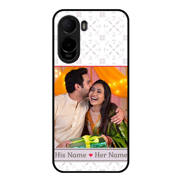Xiaomi Redmi A7 Pro Custom Glass Phone Case - With Photo And Ethnic Design Xiaomi Redmi A7 Pro Custom Glass Phone Case - With Photo And Ethnic Design