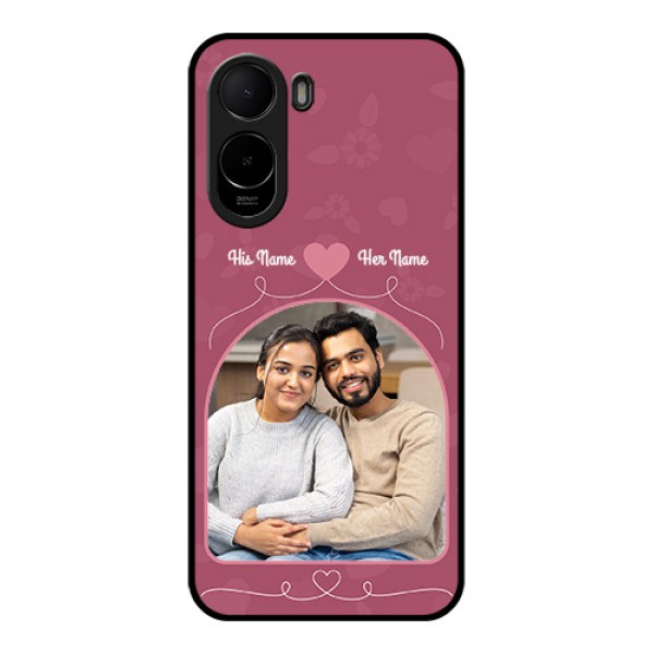 Xiaomi Redmi A7 Pro Custom Glass Phone Case - Love Floral Design