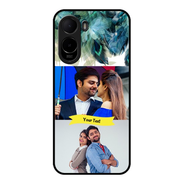 Xiaomi Redmi A7 Pro Custom Glass Phone Case - Image With Boho Peacock Feather Design Xiaomi Redmi A7 Pro Custom Glass Phone Case - Image With Boho Peacock Feather Design