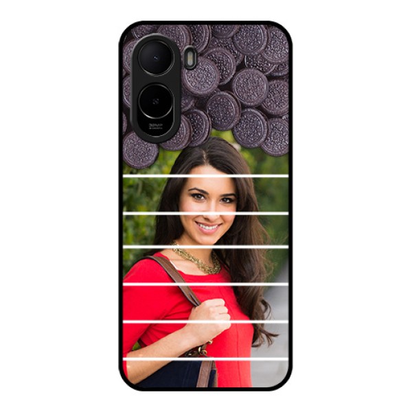 Xiaomi Redmi A7 Pro Custom Glass Phone Case - With Oreo Biscuit Design Xiaomi Redmi A7 Pro Custom Glass Phone Case - With Oreo Biscuit Design