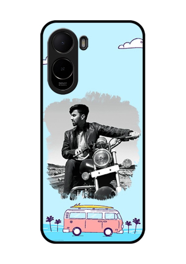 Xiaomi Redmi A7 Pro Custom Glass Phone Case - Travel & Adventure Design