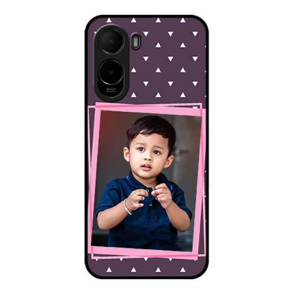 Xiaomi Redmi A7 Pro Custom Glass Phone Case - Triangle Pattern Dotted Design Xiaomi Redmi A7 Pro Custom Glass Phone Case - Triangle Pattern Dotted Design
