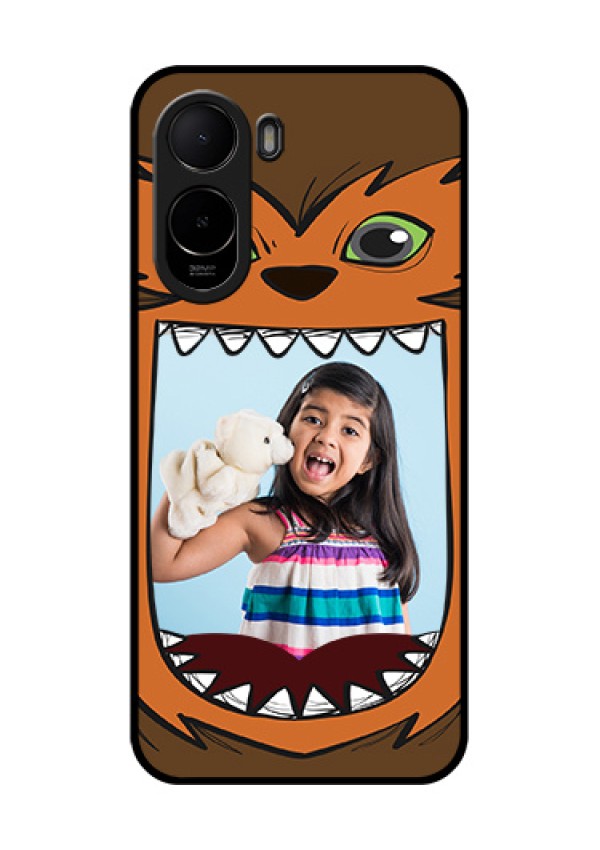 Xiaomi Redmi A7 Pro Custom Glass Phone Case - Owl Monster Back Case Design