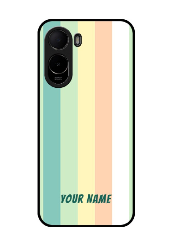 Xiaomi Redmi A7 Pro Custom Glass Phone Case - Multi - Colour Stripes Design