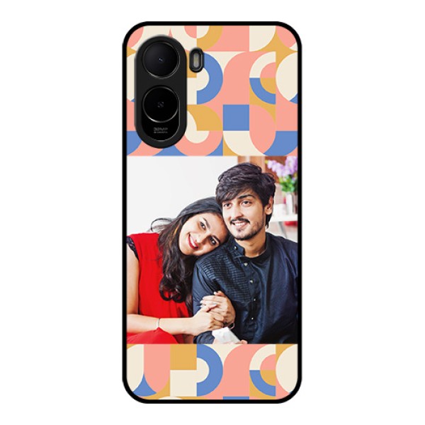Xiaomi Redmi A7 Pro Custom Glass Phone Case - Semi - Circle Maze Pattern Design Xiaomi Redmi A7 Pro Custom Glass Phone Case - Semi - Circle Maze Pattern Design