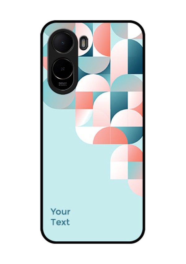 Xiaomi Redmi A7 Pro Custom Glass Phone Case - Stylish Semi - Circle Pattern Design