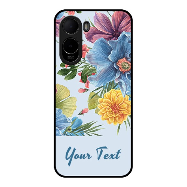 Xiaomi Redmi A7 Pro Custom Glass Phone Case - Stunning Watercolored Flowers Painting Design Xiaomi Redmi A7 Pro Custom Glass Phone Case - Stunning Watercolored Flowers Painting Design
