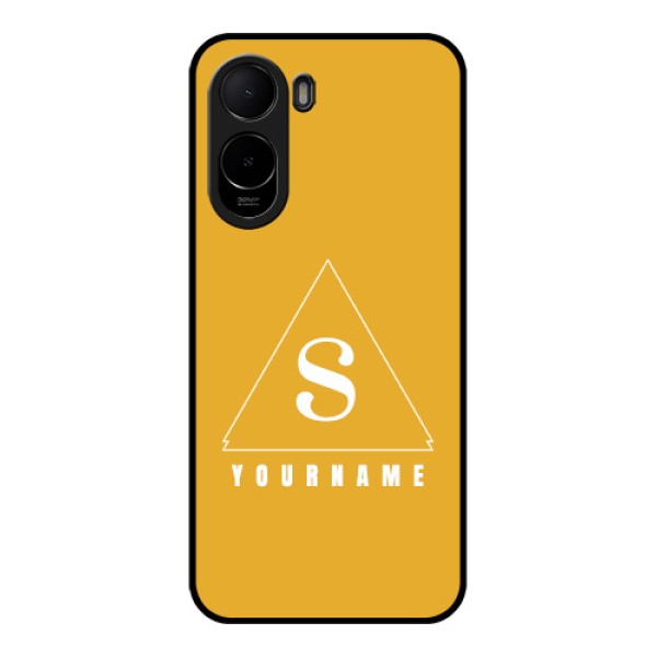Xiaomi Redmi A7 Pro Custom Glass Phone Case - Simple Triangle Design Xiaomi Redmi A7 Pro Custom Glass Phone Case - Simple Triangle Design