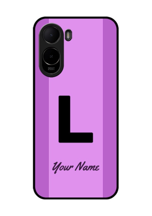 Xiaomi Redmi A7 Pro Custom Glass Phone Case - Tricolor Custom Text Design