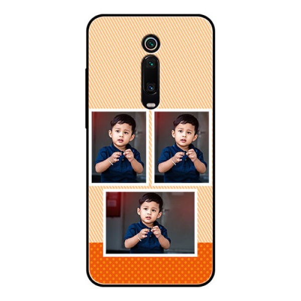 Redmi K20 Pro Photo Printing on Glass Case  - Bulk Photos Upload Design