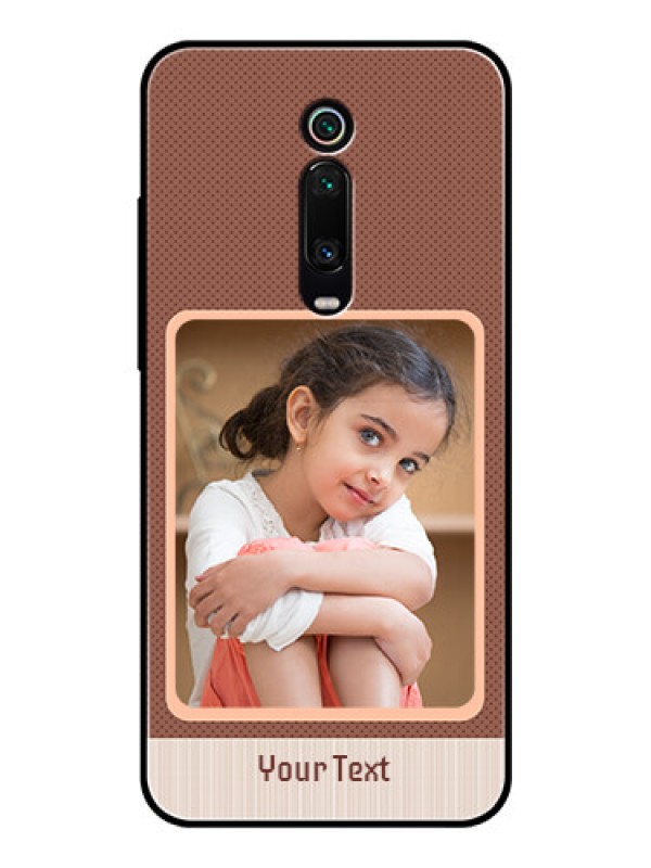 Custom Redmi K20 Pro Custom Glass Phone Case  - Simple Pic Upload Design