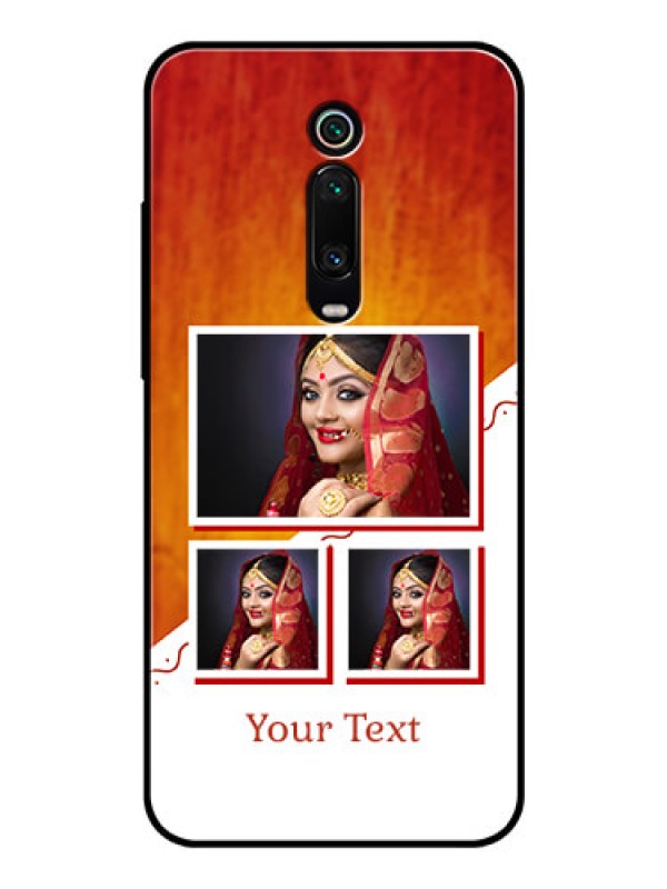 Custom Redmi K20 Pro Custom Glass Phone Case  - Wedding Memories Design  
