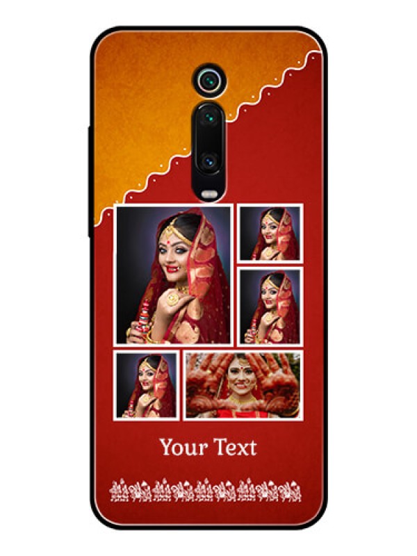 Custom Redmi K20 Pro Personalized Glass Phone Case  - Wedding Pic Upload Design
