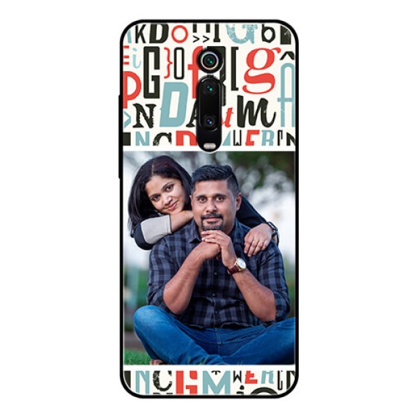 Redmi K20 Pro Personalized Glass Phone Case  - Alphabet Design