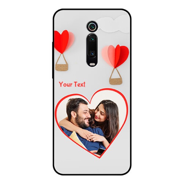 Redmi K20 Pro Custom Glass Mobile Case  - Parachute Love Design