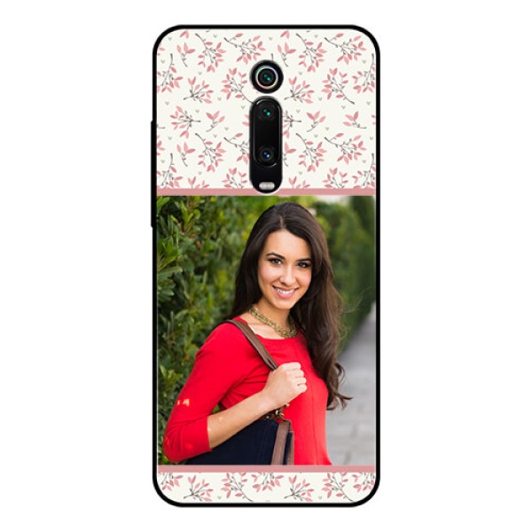 Redmi K20 Pro Custom Glass Phone Case  - Premium Floral Design
