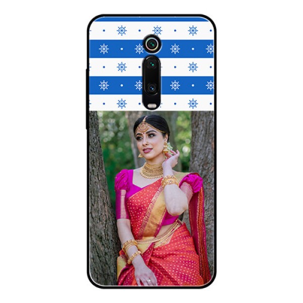 Redmi K20 Pro Photo Printing on Glass Case  - Snow Pattern Design