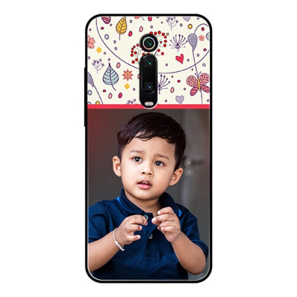Redmi K20 Pro Custom Glass Mobile Case  - Premium Floral Design