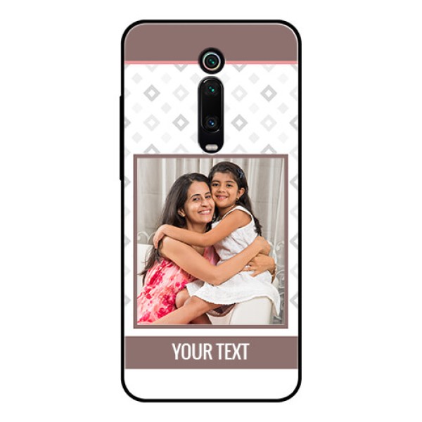 Redmi K20 Pro Photo Printing on Glass Case - Simple Diamond Design Redmi K20 Pro Photo Printing on Glass Case - Simple Diamond Design
