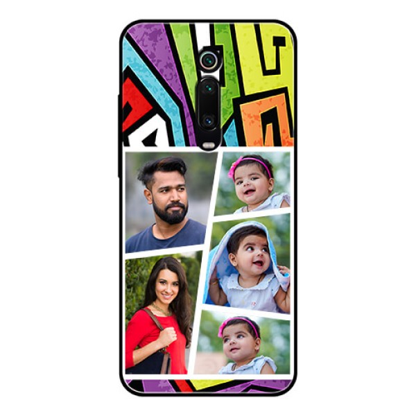 Redmi K20 Pro Custom Glass Phone Case  - Graffiti pattern Design