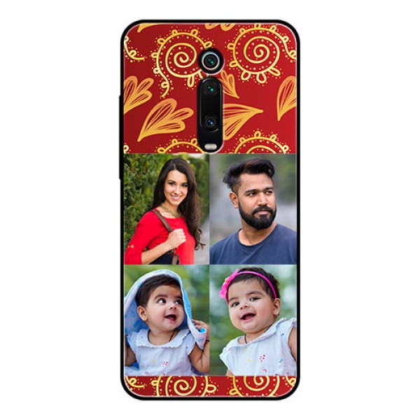 Redmi K20 Pro Photo Printing on Glass Case - 4 Image Traditional Design Redmi K20 Pro Photo Printing on Glass Case - 4 Image Traditional Design