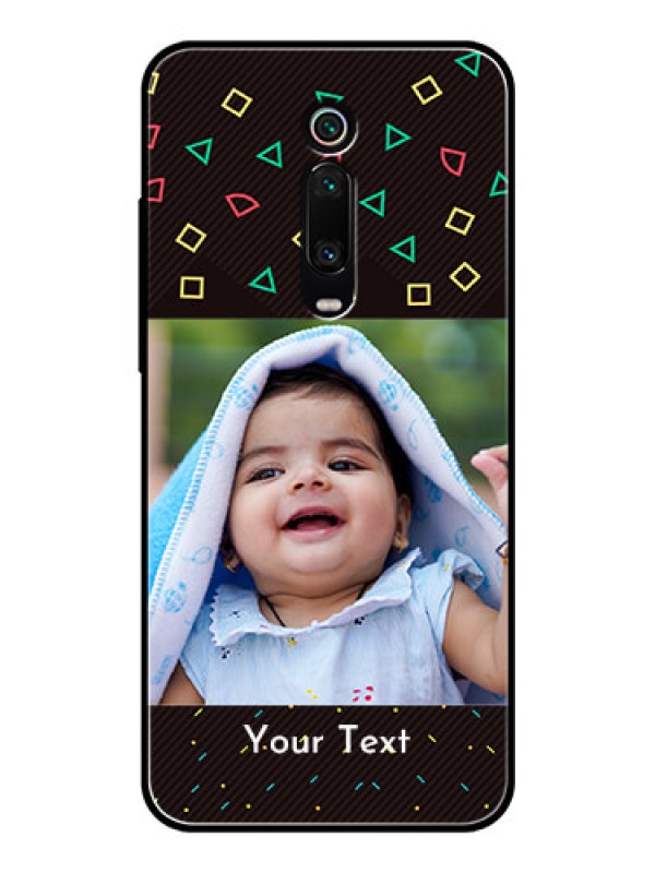 Custom Redmi K20 Pro Custom Glass Phone Case  - with confetti birthday design